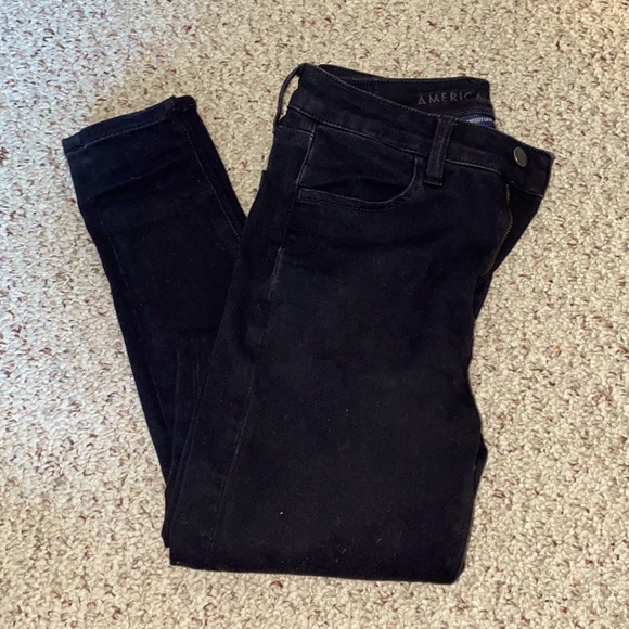 American Eagle Outfitters Denim - American eagle hi-rise black jeggings